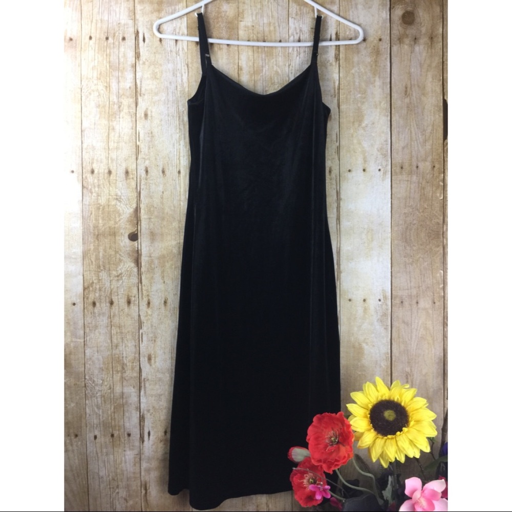 Vintage Velvet Slip Dress